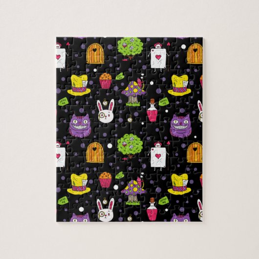 Puzzle black Wonderland (Vertical)