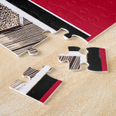 Puzzle Blackie et Whitie par le feu (Côté)