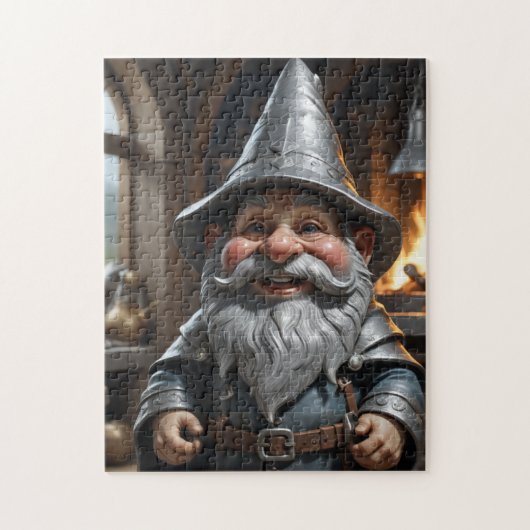 Puzzle Blacksmith Gnome (Vertical)