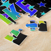 Puzzle "BLAKE" Prénom, Fun "Joyeux Anniversaire" (Côté)