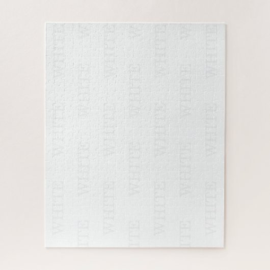 Puzzle blanc blanc (Vertical)