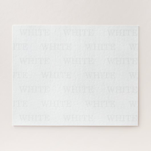 Puzzle blanc blanc (Horizontal)