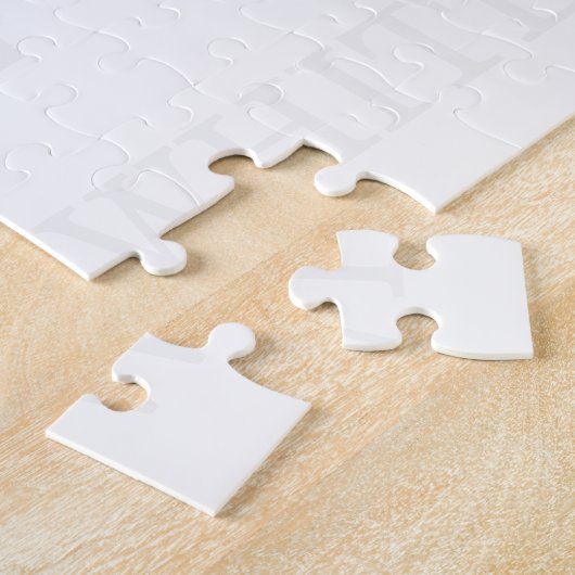 Puzzle blanc blanc (Côté)