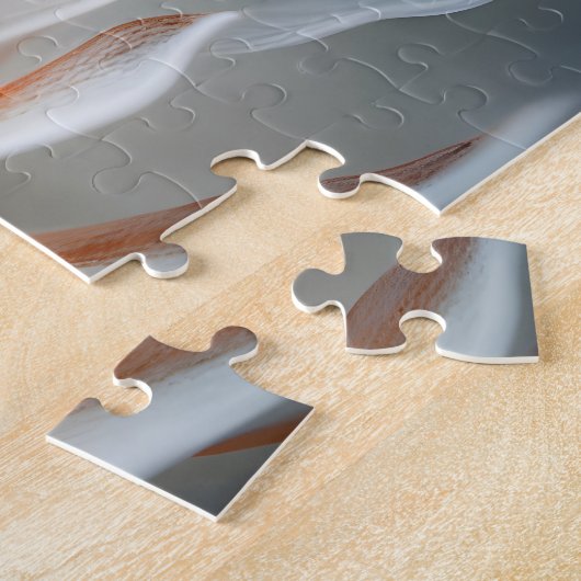 Puzzle Blanc Chysanthemum Style Flower (Côté)