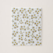 Puzzle blanc Daisy (Vertical)