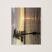 Puzzle blanc du lac OR (Vertical)