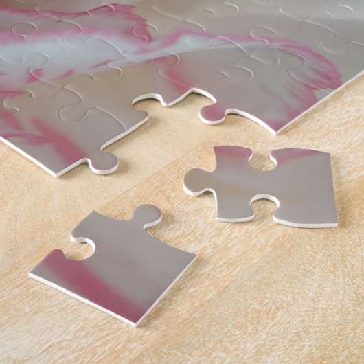 Puzzle blanc et rose (Côté)