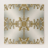 Puzzle blanc floral or orné puzzle (Horizontal)