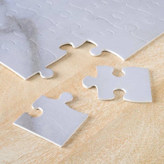 Puzzle Blanc marbre (Côté)