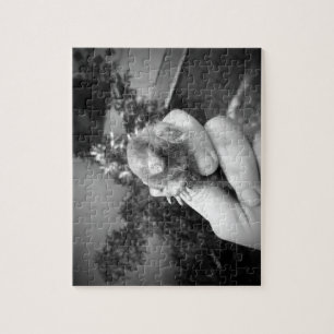 Puzzle Blanc noir animal de sourire vivant de taupe à