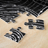 Puzzle Blanc Noir : Formes Rondes Simples. (Côté)