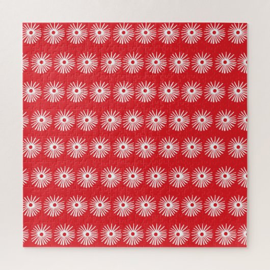 Puzzle Blanc noir, texture florale abstraite. (Vertical)