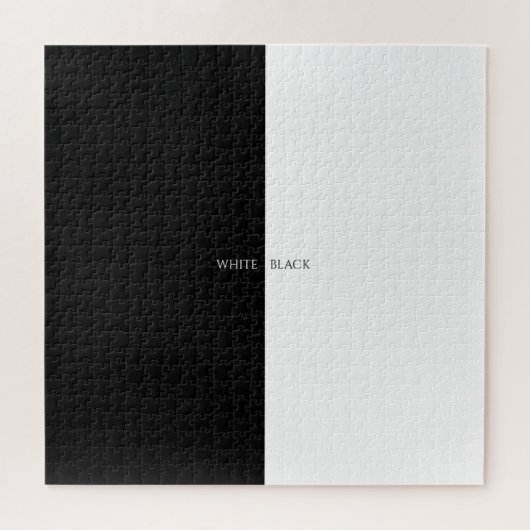 Puzzle blanc ou noir (Horizontal)
