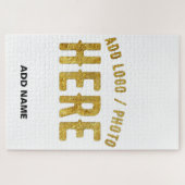 PUZZLE BLANC PERSONNALISABLE MODERNE ET MARQUE VERIFIEE D (Horizontal)