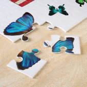 Puzzle Blanc rouge et bleu (Côté)