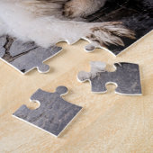 Puzzle Blanc Sibérien Husky Canada Lake (Côté)