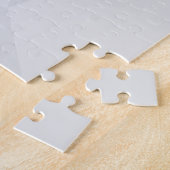 Puzzle Blanc, simple, moderne, urbain, cool, motif tendan (Côté)