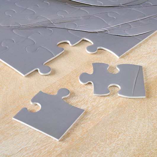 Puzzle Blanc sur blanc - Rose sculpté (Côté)