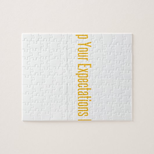 Puzzle Blanc vide d'esprit (Horizontal)