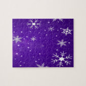 Puzzle Blanche-Neige, Blue Purple Background (Horizontal)