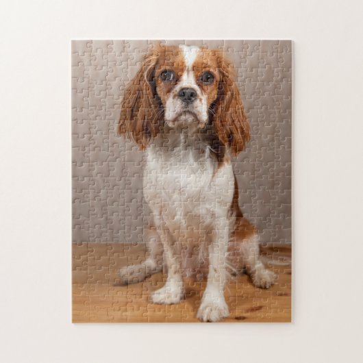 Puzzle Blenheim Cavalier King Charles Spaniel Chien Chien (Vertical)