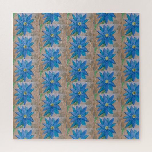 Puzzle bleu (Vertical)