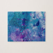 Puzzle Bleu Abstrait violet (Horizontal)