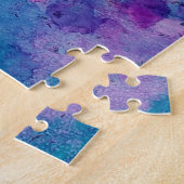 Puzzle Bleu Abstrait violet (Côté)