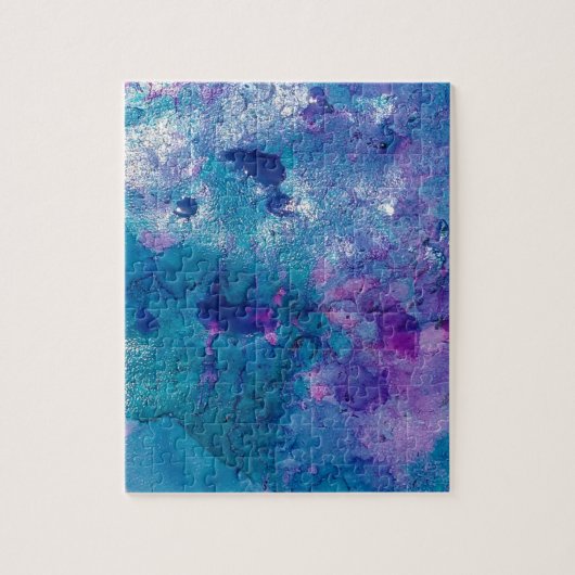 Puzzle Bleu Abstrait violet (Vertical)