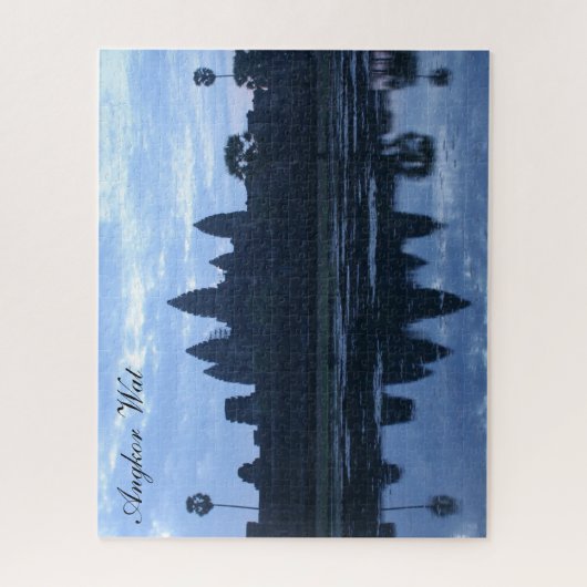 Puzzle bleu angkor (Vertical)