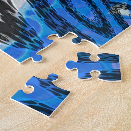 Puzzle Bleu atomique (Côté)