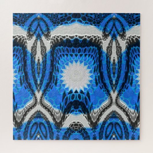 Puzzle Bleu atomique (Horizontal)