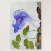 Puzzle bleu Betta Fish Jigsaw (Vertical)