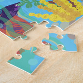 Puzzle Bleu Bleu de couleur vive Enfants Motif nautique (Côté)