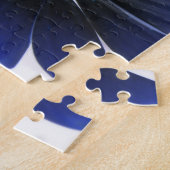 Puzzle bleu brillant africain (Côté)