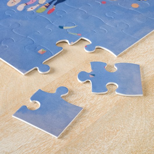 Puzzle Bleu ciel | Wassily Kandinsky (Côté)