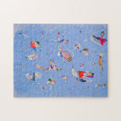Puzzle Bleu ciel | Wassily Kandinsky (Horizontal)
