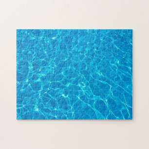Puzzle bleu clair
