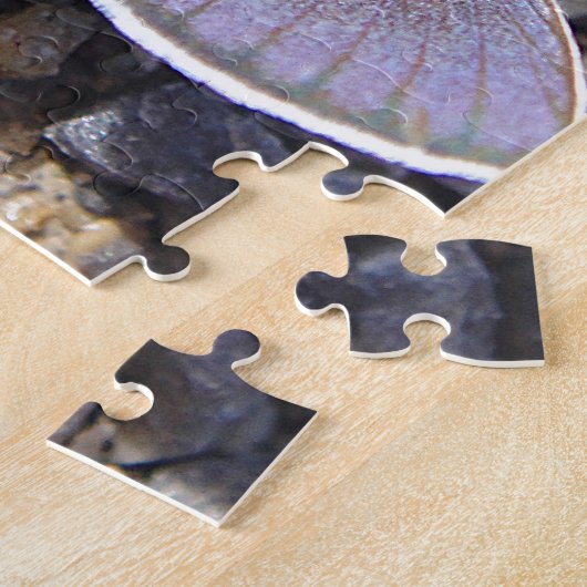 Puzzle bleu clair papillon (Côté)