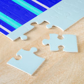 Puzzle bleu cool (Côté)