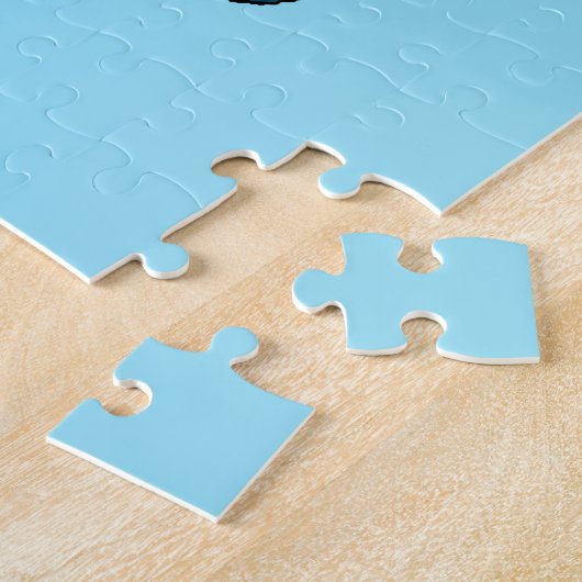 Puzzle Bleu couché de soleil (Côté)