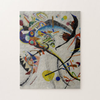 Puzzle Bleu de Kandinsky : peinture Abstraite
