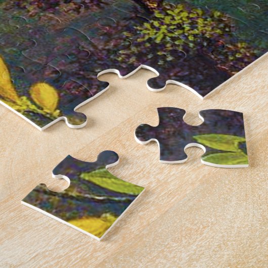 Puzzle bleu de papillon de Morpho (Côté)