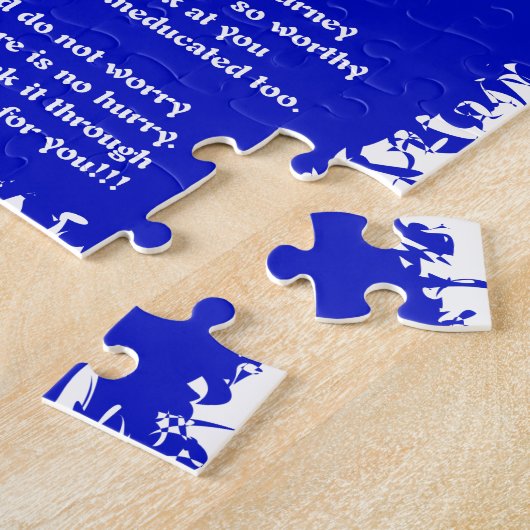 Puzzle Bleu de prière d'autisme (Côté)