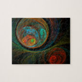 Puzzle Bleu de renaissance Art Abstrait (Horizontal)