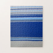Puzzle - Bleu en Crochet (Vertical)