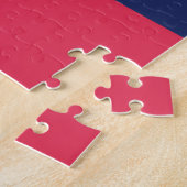 Puzzle Bleu Et Bourgogne (Côté)