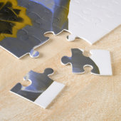 Puzzle bleu et jaune (Côté)