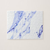 Puzzle Bleu et Marbre blanc (Horizontal)