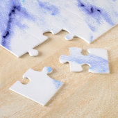 Puzzle Bleu et Marbre blanc (Côté)